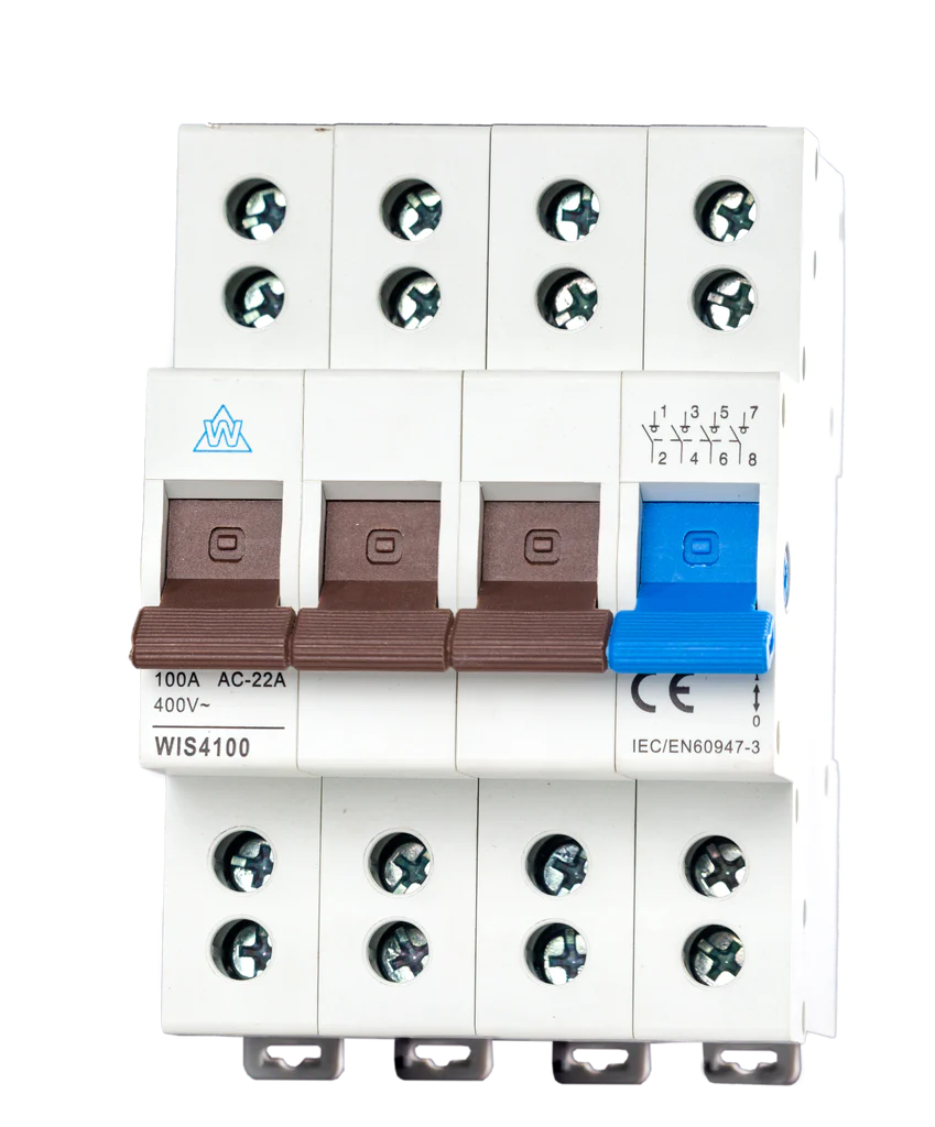4 POLE DUAL MAIN SWITCH – Solar Trade Supply