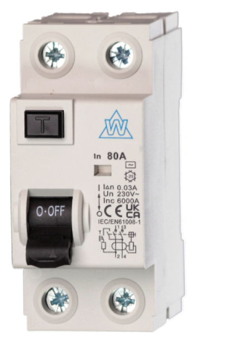 A-TYPE RCD’S 2/4 pole 30mA Type A High Immunity RCD