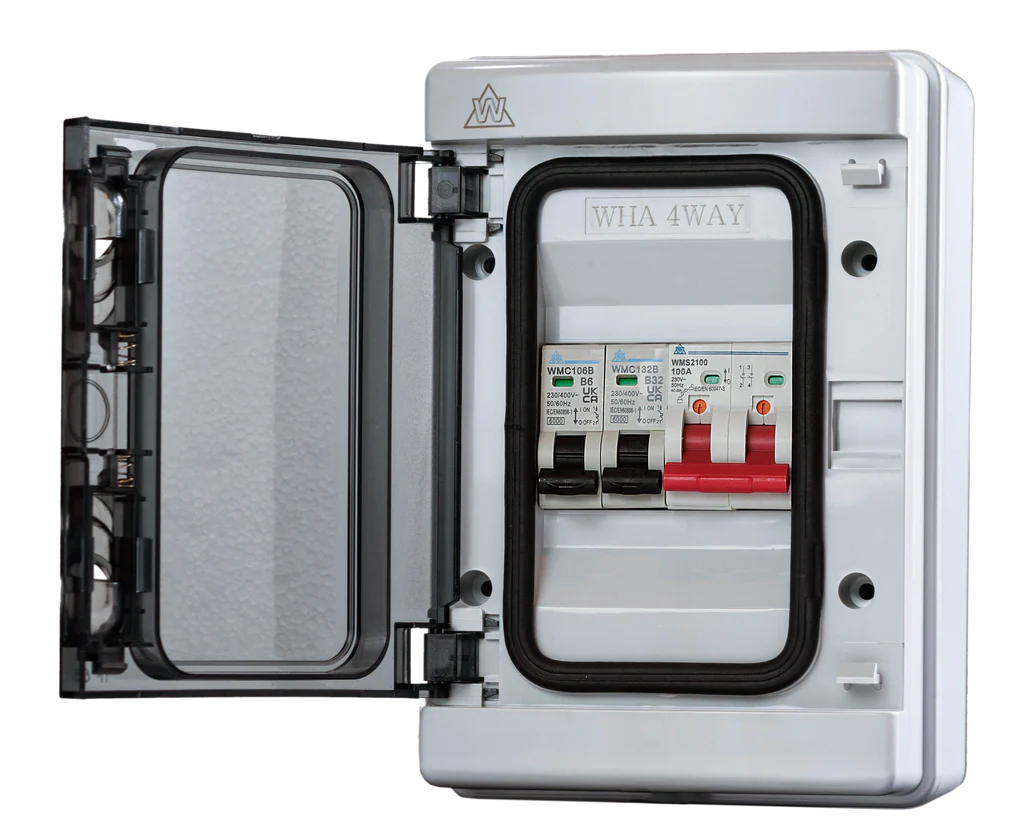 IP65 PLASTIC GARAGE ENCLOSURE ( MAIN SWITCH INCOMER )