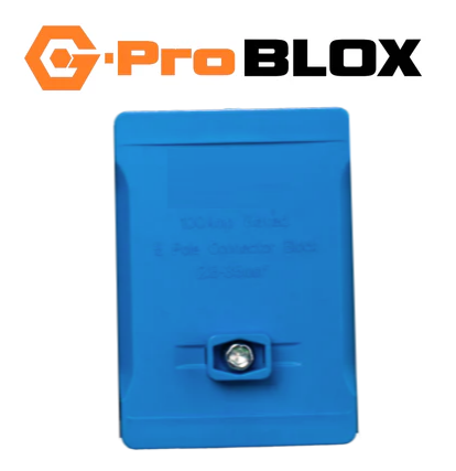 G-Pro Blox 5-Way 100A lockable single pole terminal block