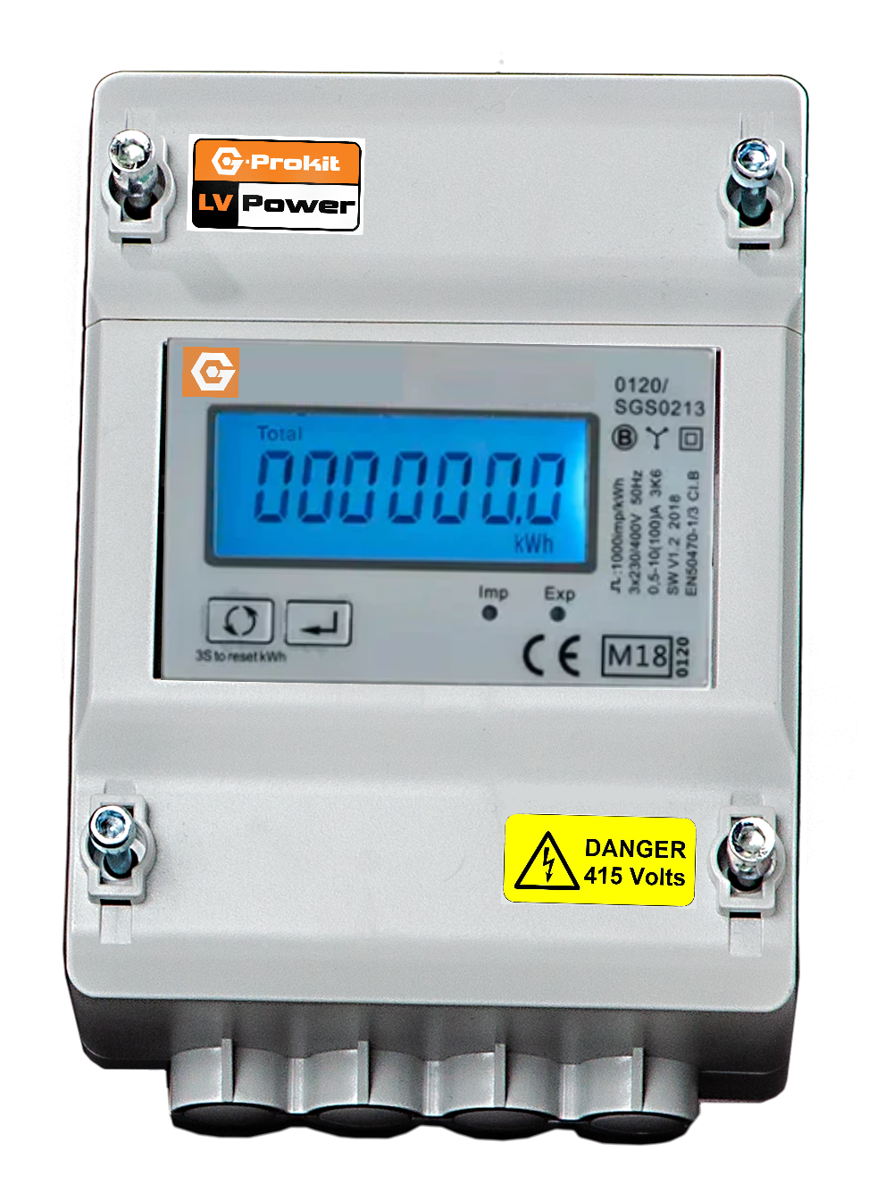 100A Three-phase compact check meter, Modbus