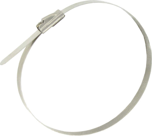 Stainless Steel ball-lock type cable tie 7.9mm wide x 300mm/360/520/680 - 100 per pack