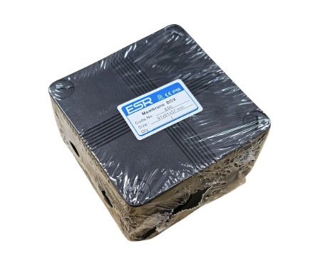ESR IP66 Waterproof Membrane Junction Box Black 91x91x57mm