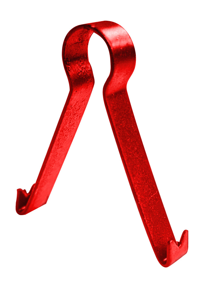 KNOCK IN METAL CLIPS TO SUIT 6-9MM BLACK/RED/WHITE (50)