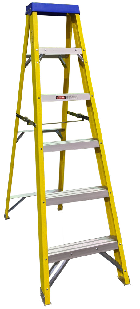 Fibre Glass Step Ladder 6 Tread ( 5 usable steps & tray )