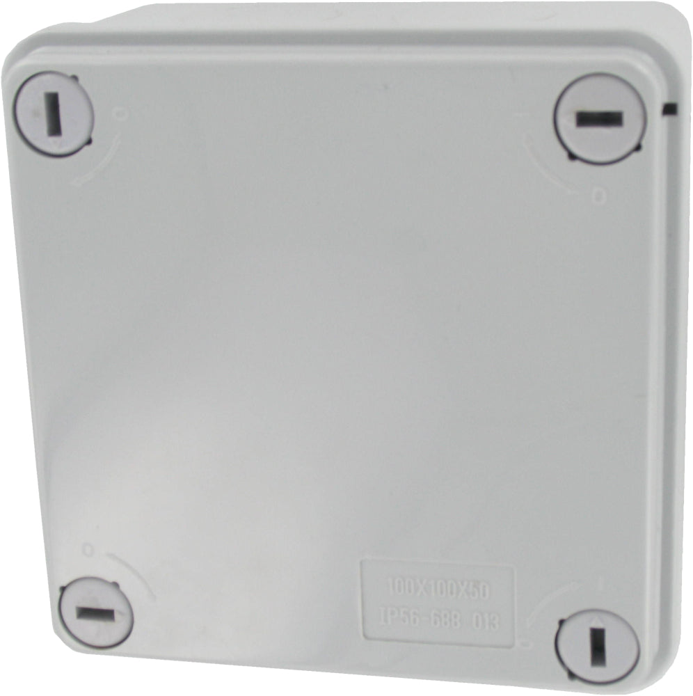 Adapt. Box IP56 Square with Steel Screw Lid Fixings- Plain sides _ 380 x 300 x 120