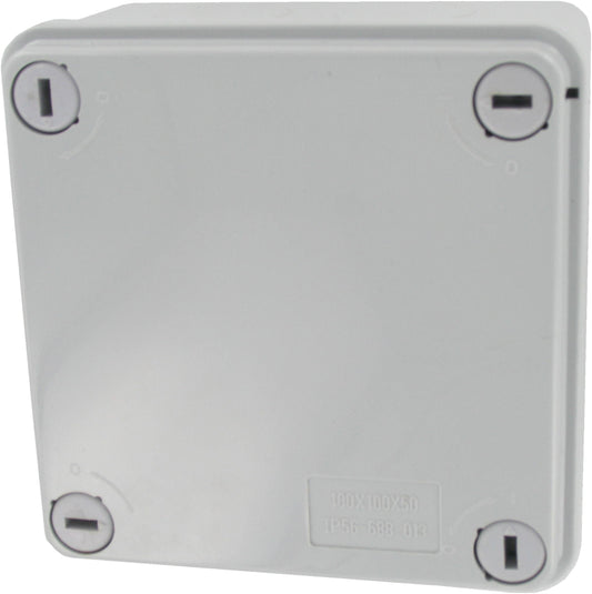 Adapt. Box IP56 Square with Steel Screw Lid Fixings- Plain sides _ 300 x 220 x 120