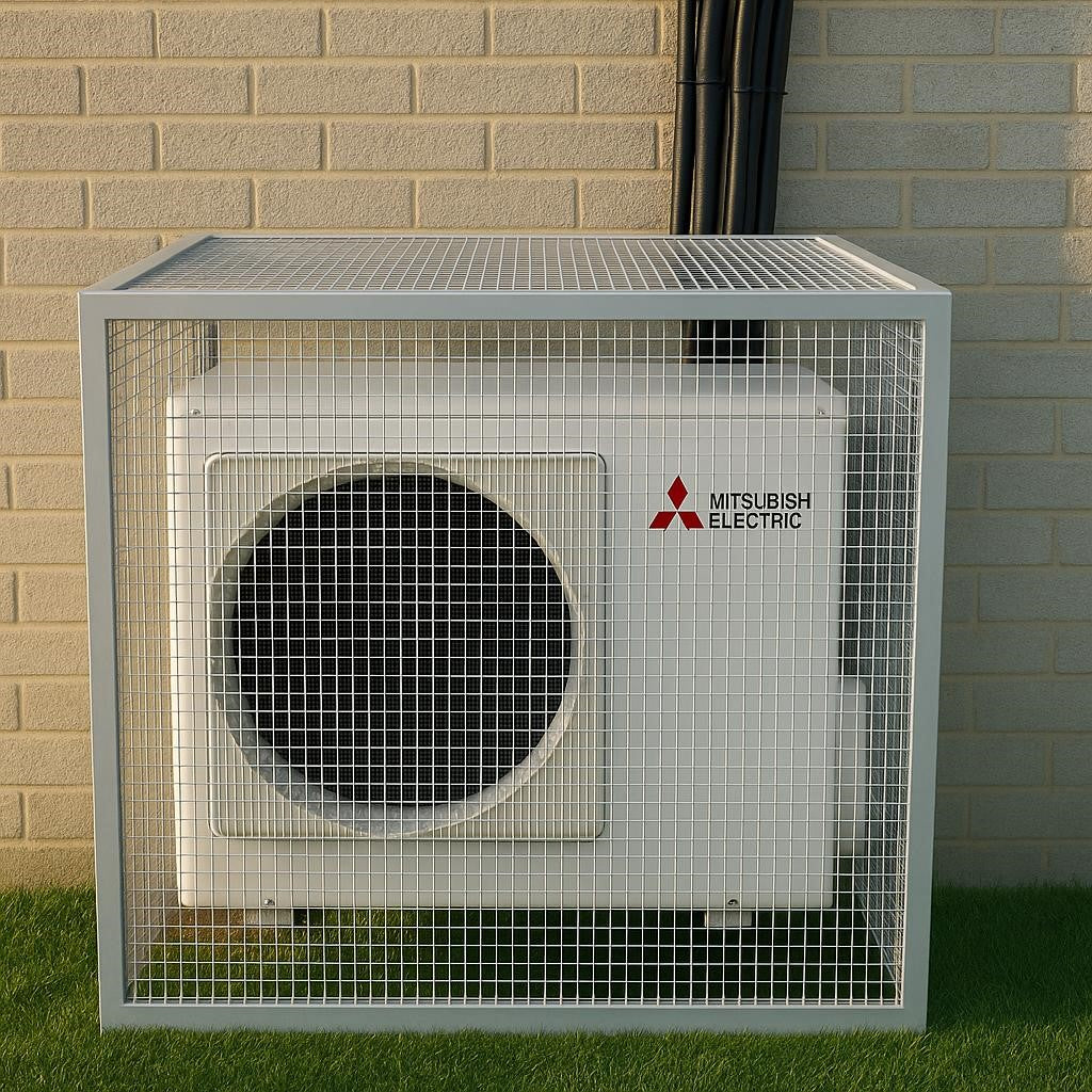 Solar Cage - Steel Mesh Guard Cage for Heat Pumps, Solar Batteries, In ...