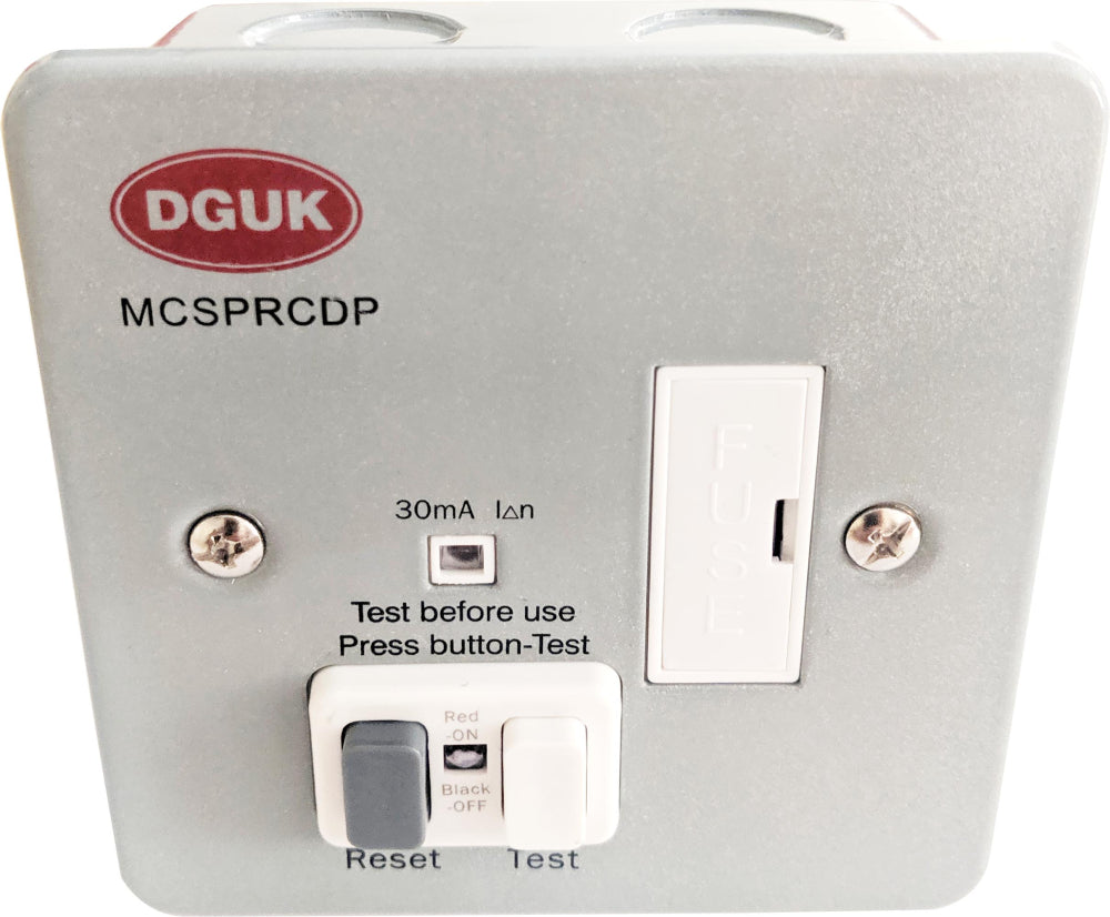 Fused Spur RCD Passive (L) 13A 30mA