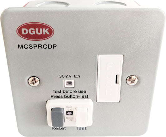 Fused Spur RCD Passive (L) 13A 30mA