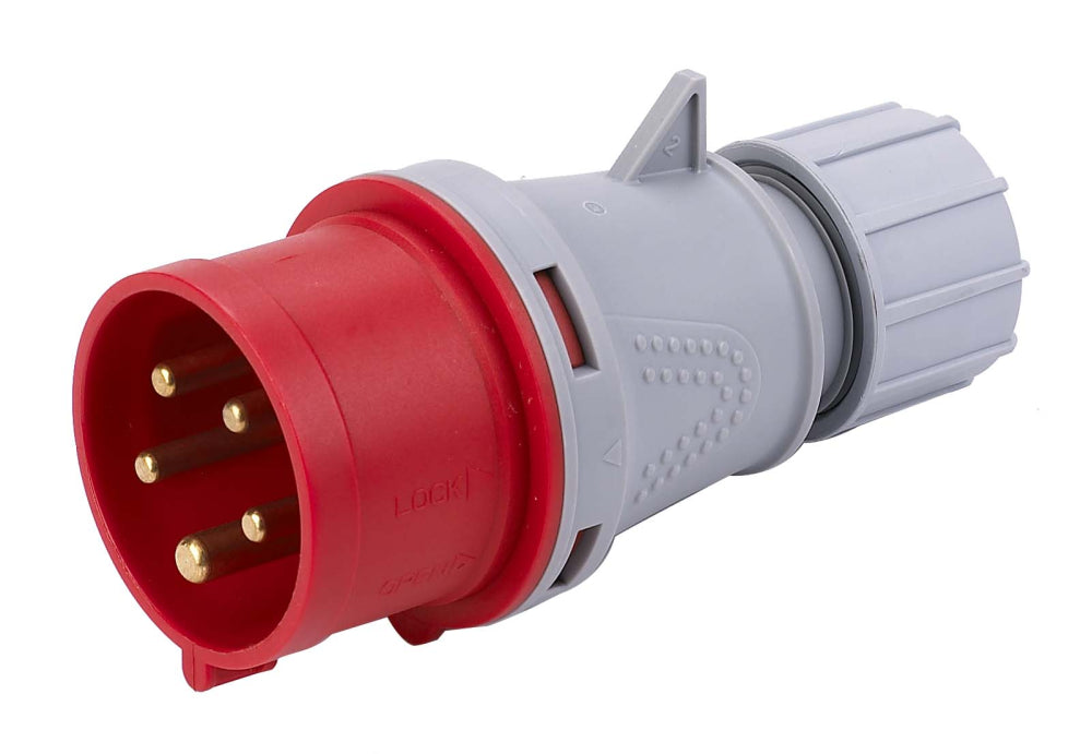 Speed Fix - 415V - 16A - RED - 5PIN (3PIN+N +E)