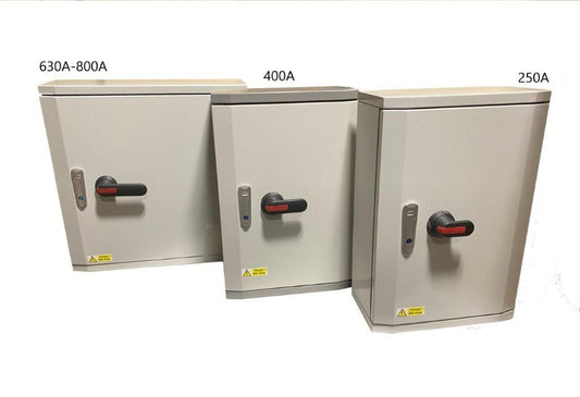 TP+N Isolator Switch Disconnector in Metal Enclosure 250A/630A-800A