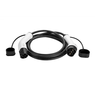 Type 2 Fast Charging EV Cables | 32 amp 22kW | Three Phase | Green or Black | 1.8, 3, 5, 7.5, 10 & 15 metres