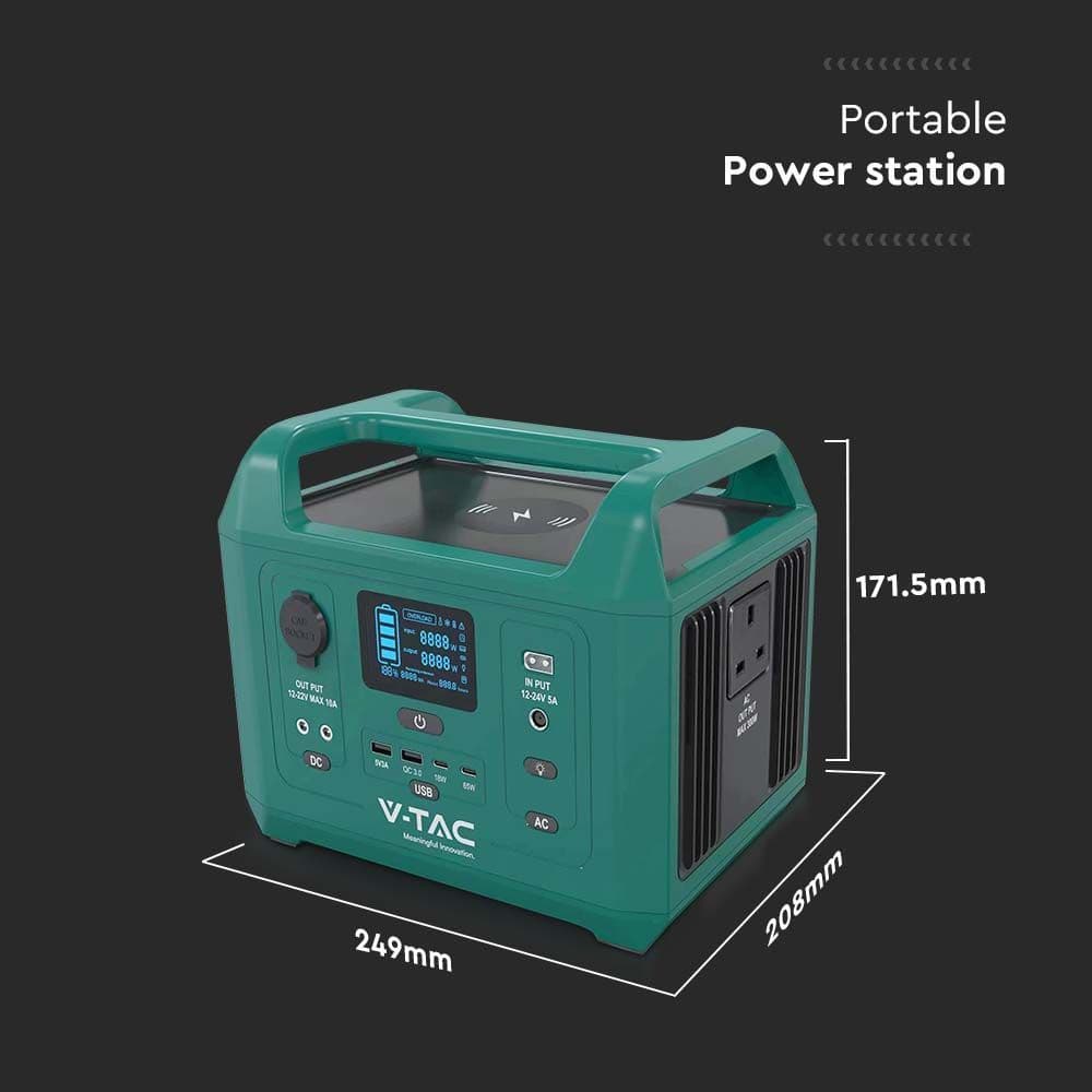 600W PORTABLE POWER STATION 26.2Ah/21.6V WITH UK PLUG VT-606N