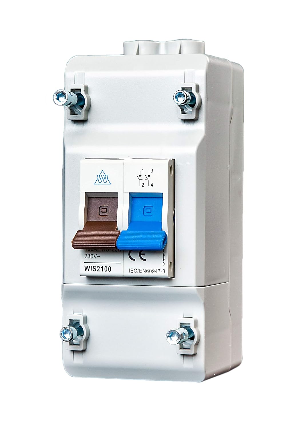 WCED WEC2100 Slimline DP Metered Supply Isolator, 100A – Compact and Efficient Power Solution