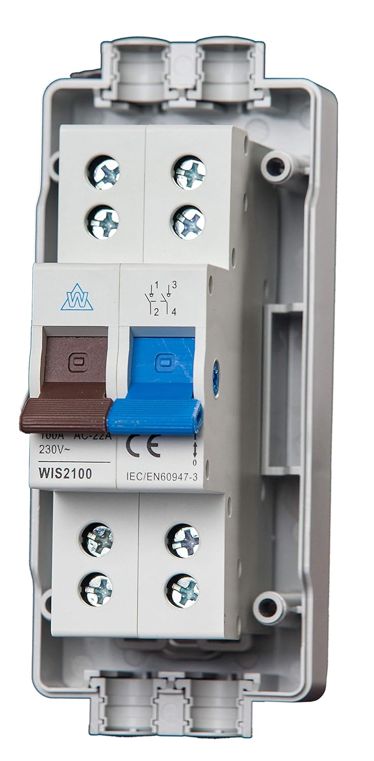 WCED WEC2100 Slimline DP Metered Supply Isolator, 100A – Compact and Efficient Power Solution