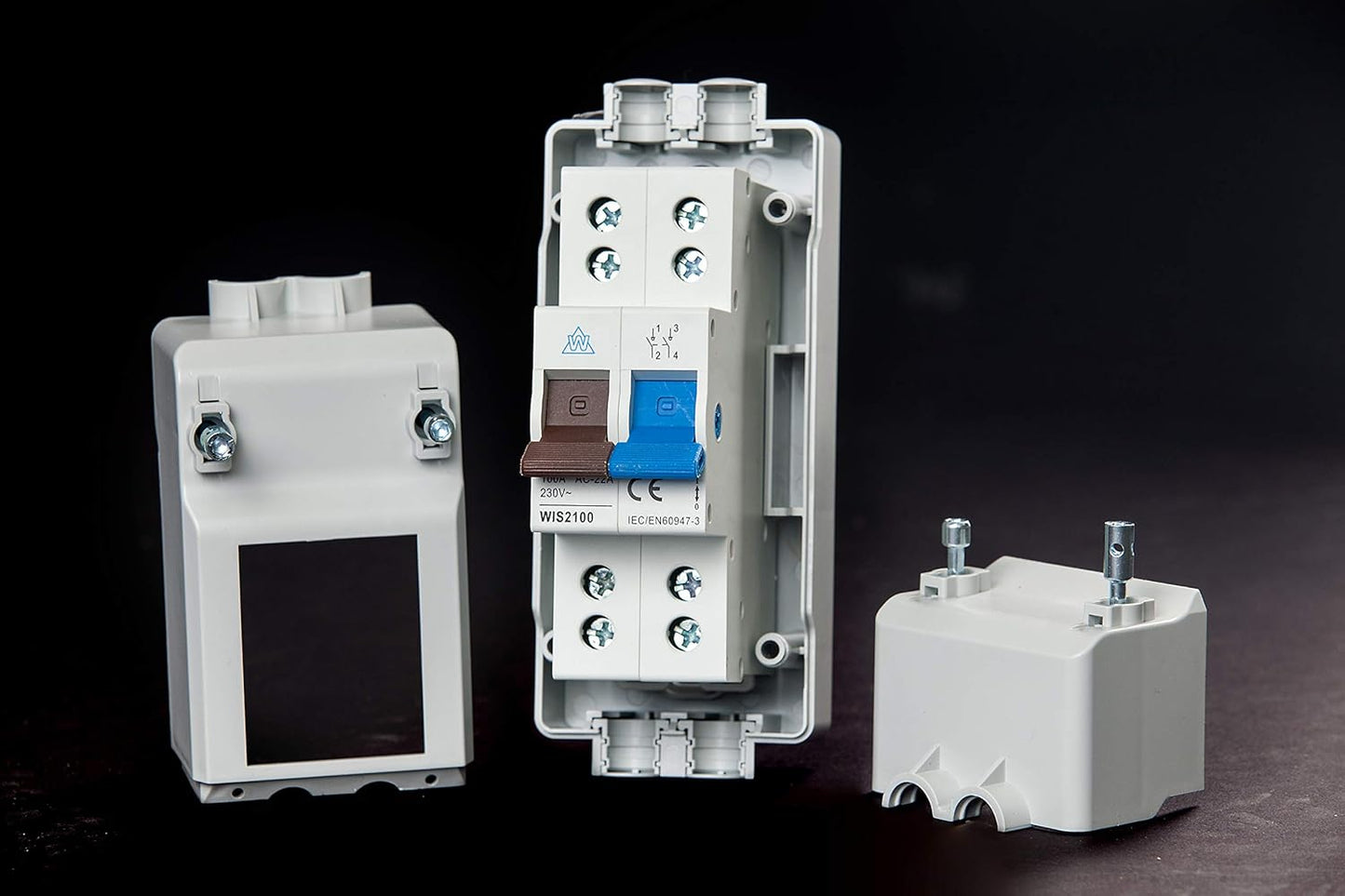 WCED WEC2100 Slimline DP Metered Supply Isolator, 100A – Compact and Efficient Power Solution