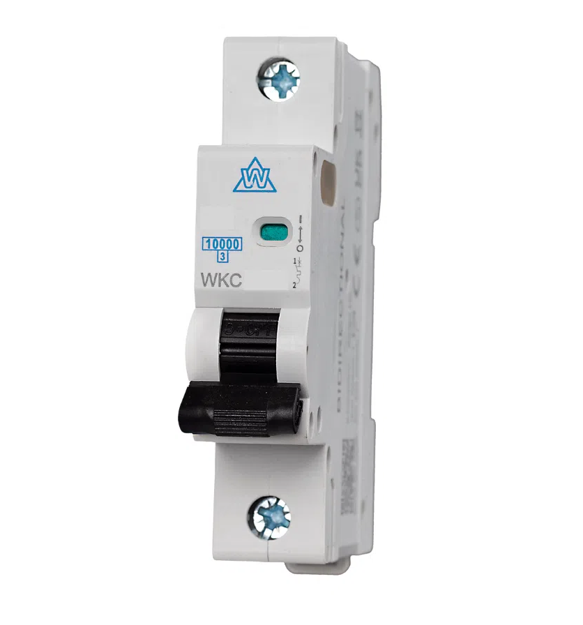 WCED 1-pole 10kA MCB 6-63A B/C/D Curve - WKC